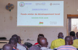Local development mining fund: The NGO ORCADE trains the stakeholders of the Orezone Bomboré SA mine