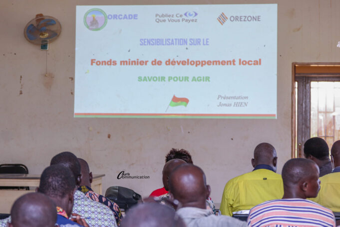 Fonds minier de développement local : L’ONG ORCADE forme les parties prenantes de la mine de Orezone Bomboré SA