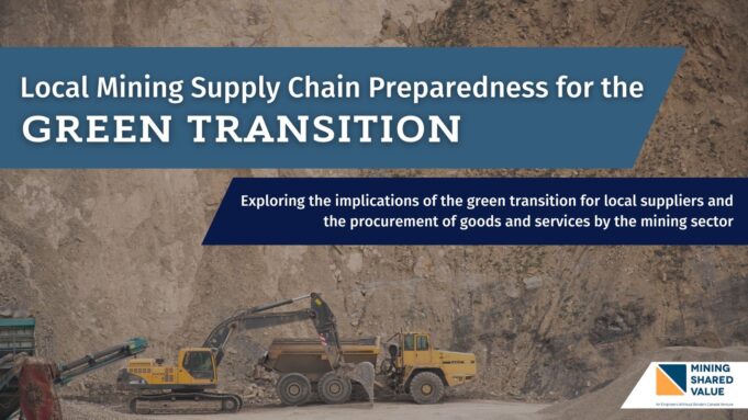Implications of the energy transition for local supply to the mining sector