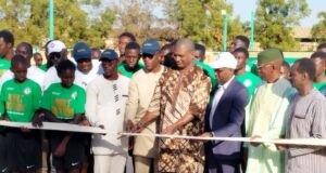 Stade Wobi de Bobo : Le plateau omnisport refait peau neuve grâce à Iamgold Essakane SA