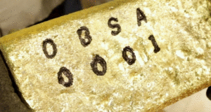 Le premier lingot d’or de la société #Orezone_Bomboré_SA, le lingot de l’espoir