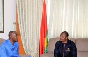 The mining company #SALMA_Mining SA presented to the Minister of Energy, Mines and Quarries, Simon-Pierre Boussim