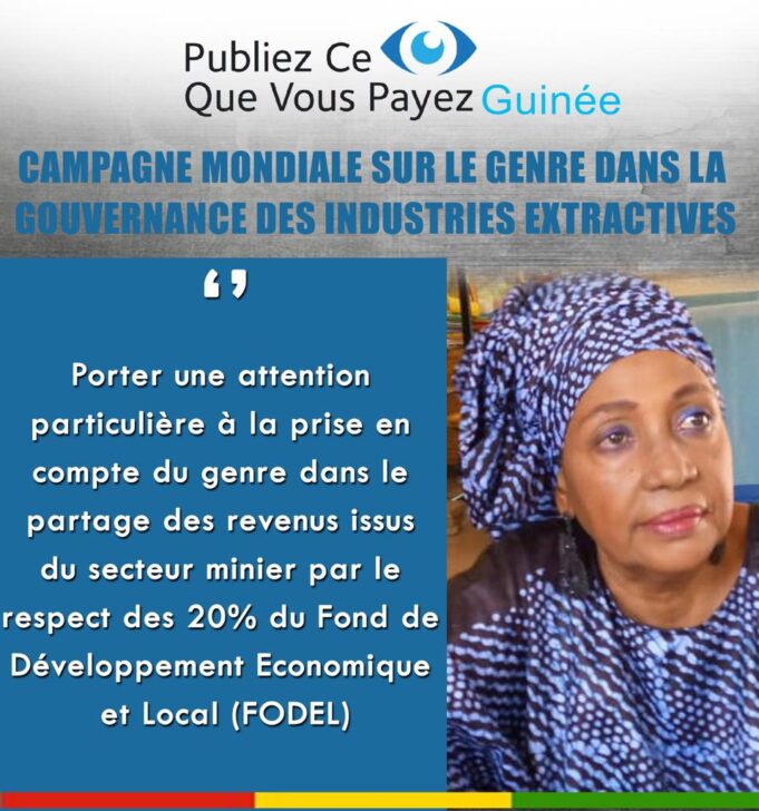 Hadja Aicha Barry: one of the few women who dares to question the governance of the mining sector in Guinea