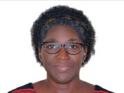 Mrs Lucie Kaboré, married name Kabré, President of the Association of Women in the Mining Sector of Burkina Faso (AFEMIB)