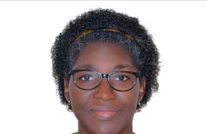 Mrs Lucie Kaboré, married name Kabré, President of the Association of Women in the Mining Sector of Burkina Faso (AFEMIB)