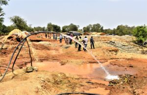 Start of the feasibility study for the drainage basin at the Djikando artisanal mining site