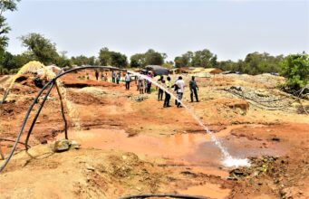 Début de l’étude de faisabilité du bassin de collecte des eaux d’exhaure du site d’exploitation minière artisanale de Djikando