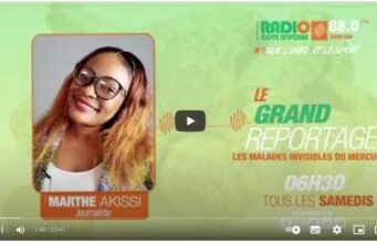 « Bianouan : les malades invisibles du mercure », un grand reportage de Marthe Akissi, journaliste à la RTI radio