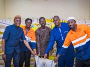 Bissa Gold SA: Subcontractor Techno Security offers food to impacted communities