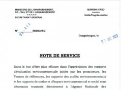 Evaluation environnementale : La réception des dossiers se fait désormais à #ANEVE