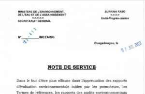 Evaluation environnementale : La réception des dossiers se fait désormais à #ANEVE