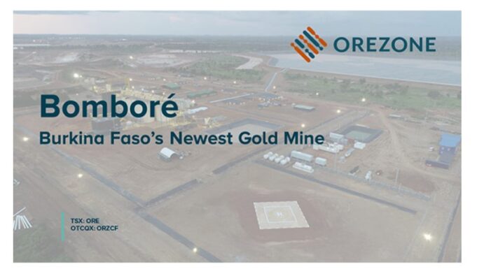 Burkina Faso: Orezone Bomboré expects to reach its annual production forecasts in 2023