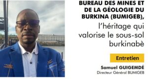 #SAMAO2023 : Entretien Samuel GUIGEMDÉ Directeur Général du Bureau des Mines et de la Géologie du Burkina (BUMIGEB),