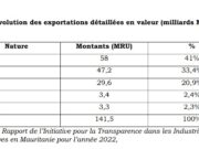 Mauritania: 2,242 billion FCFA in export revenues generated by the mining sector in 2022