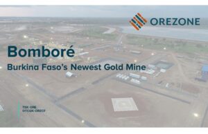 Orezone Bomboré : environ 3, 5 tonnes produits depuis le début de l’année