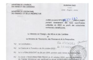 Taxes superficiaires 2022 : 2,266 milliards FCFA pour les collectivités minières