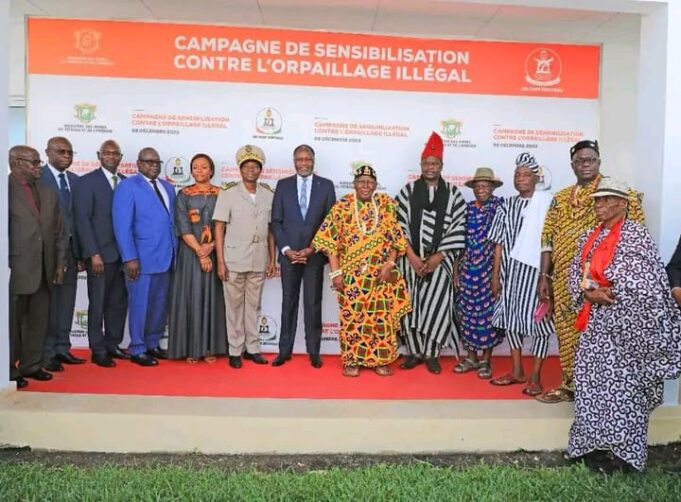 Côte d’Ivoire: Government and traditional chiefs unite against illegal gold mining