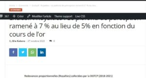 #Retromines2023 : Le meilleur article de Mines Actu Burkina en 2023