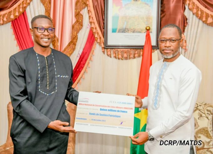 Patriotic support fund: ONASSIM donates 15 million FCFA