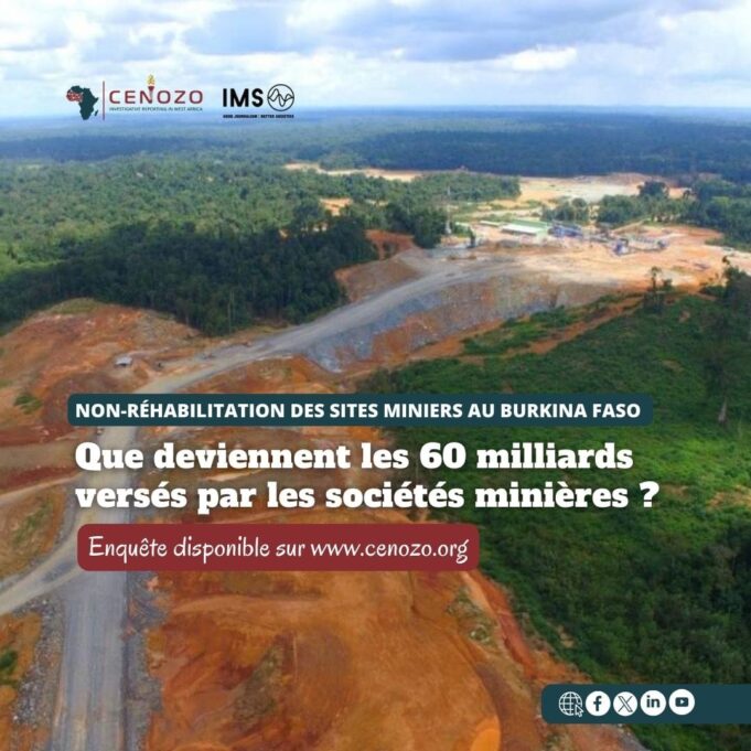 Failure to rehabilitate mining sites in Burkina Faso: what happens to the 60 billion FCFA paid by mining companies?