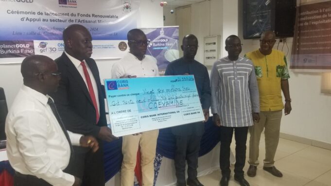 Revolving fund to support the mining artisanal sector: COEXAMINE Burkina receives 26 million FCFA in funding