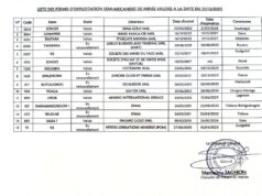 Burkina Faso : Liste des permis d’exploitation semi-mécanisée de mines valides à la date du 31/12/2023