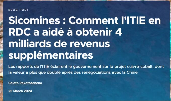 Mise en œuvre de l’ITIE : Des pays radiés et suspendus