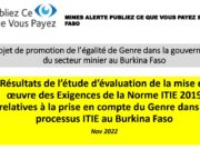 #Femme_dans_le_secteur_minier : Le Burkina Faso champion de l’intégration du genre dans le secteur minier
