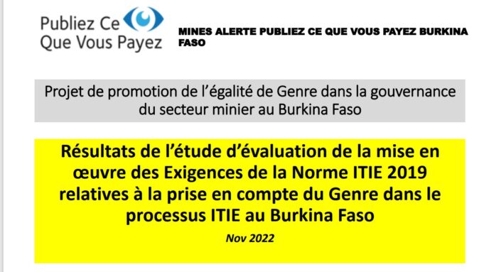 #Femme_dans_le_secteur_minier : Le Burkina Faso champion de l’intégration du genre dans le secteur minier