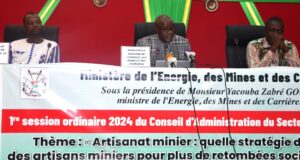 Ministère des Mines : L’encadrement des artisans miniers en discussionà la première session du conseil d’administration du secteur ministériel
