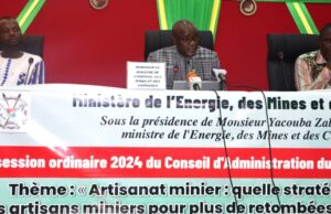 Ministère des Mines : L’encadrement des artisans miniers en discussionà la première session du conseil d’administration du secteur ministériel