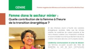#Femme_dans_le_secteur_minier : Quelle contribution de la femme à l’heure de la transition énergétique ?