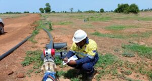Burkina Faso : Collecte des informations environnementales à la mine de Kiaka