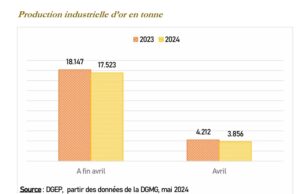 Burkina Faso : Une baisse de la production industrielle d’or en perspective en 2024