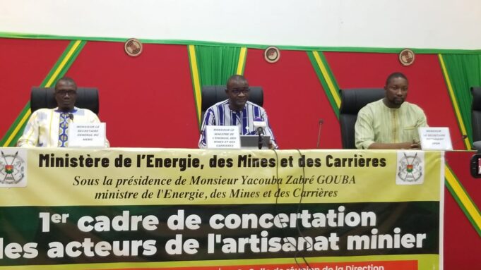 Burkina Faso: Tenue du premier cadre de concertation des acteurs de l’artisanat minier