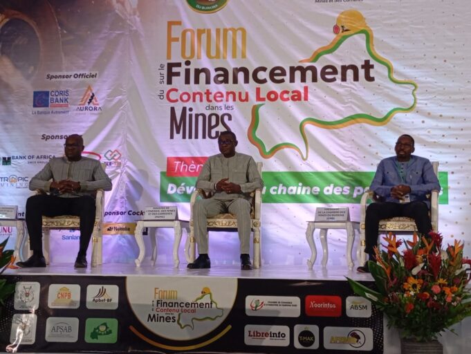 Burkina Faso : Un Forum pour discuter du financement du contenu local dans le secteur minier