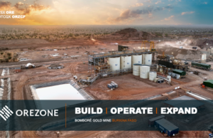 Burkina Faso : Orezone Bomboré vise 5,287 tonnes d’or en 2026
