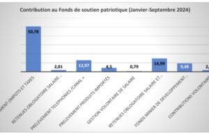 Fonds de soutien patriotique : Le fonds minier de développement local contribue à plus de 9 % entre janvier et septembre 2024