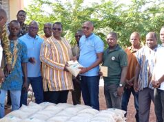 Effort de paix : La société de sécurité privée 4TD Sécurité offre 3 tonnes de riz au VDP de Sabcé, Mané et Guibaré