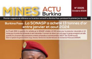 Le numéro 005 du Magazine Mines Actu Burkina est disponible