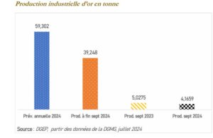 Burkina Faso : La baisse de la production d’or compensée par une forte hausse du prix de l’or