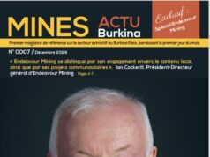 Le numéro 007 du Magazine Mines Actu Burkina de décembre 2024 est disponible