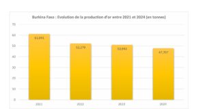 Burkina Faso : Une baisse de la production industrielle d’or en perspective en 2024