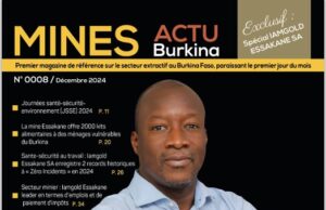 Le numéro 008 du Magazine Mines Actu Burkina de décembre 2024 est disponible