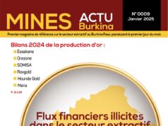 Le numéro 009 du Magazine Mines Actu Burkina de Janvier 2025 est disponible