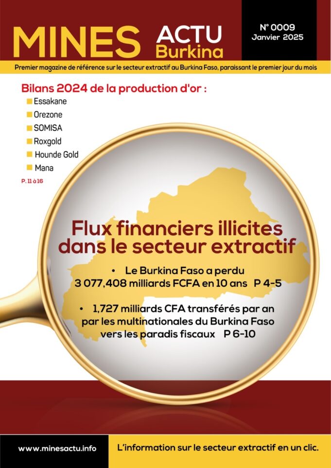 Le numéro 009 du Magazine Mines Actu Burkina de Janvier 2025 est disponible