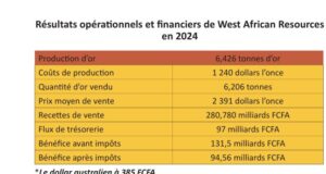 Burkina Faso : Augmentation de la production en 2025, avec l’entrée en production de Kiaka, de Toega et Boungou