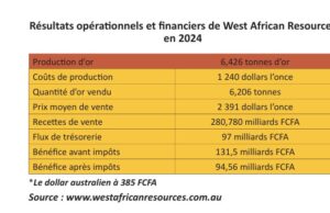 Burkina Faso : Augmentation de la production en 2025, avec l’entrée en production de Kiaka, de Toega et Boungou