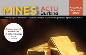 Le double numéro du Magazine Mines Actu Burkina (Février et Mars 2025) est disponible
