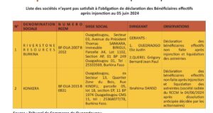 Déclaration des bénéficiaires réels des entreprises minières : Un dispositif à parfaire